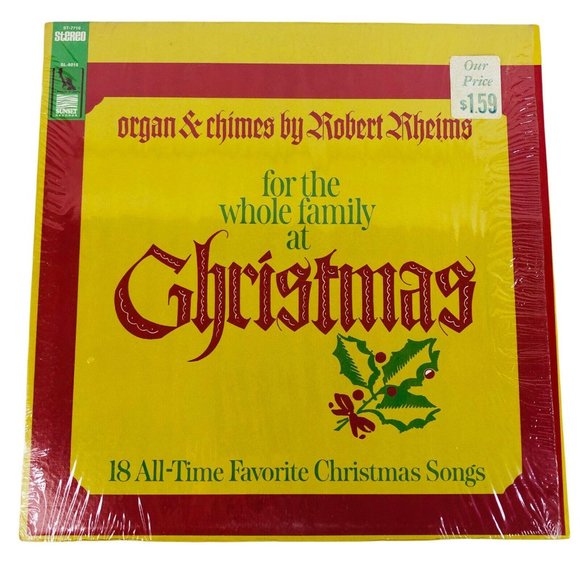 Organ & Chime By Robert Rheims For The Whole Family At Christmas Vinyl LP Record - Picture 2 of 5